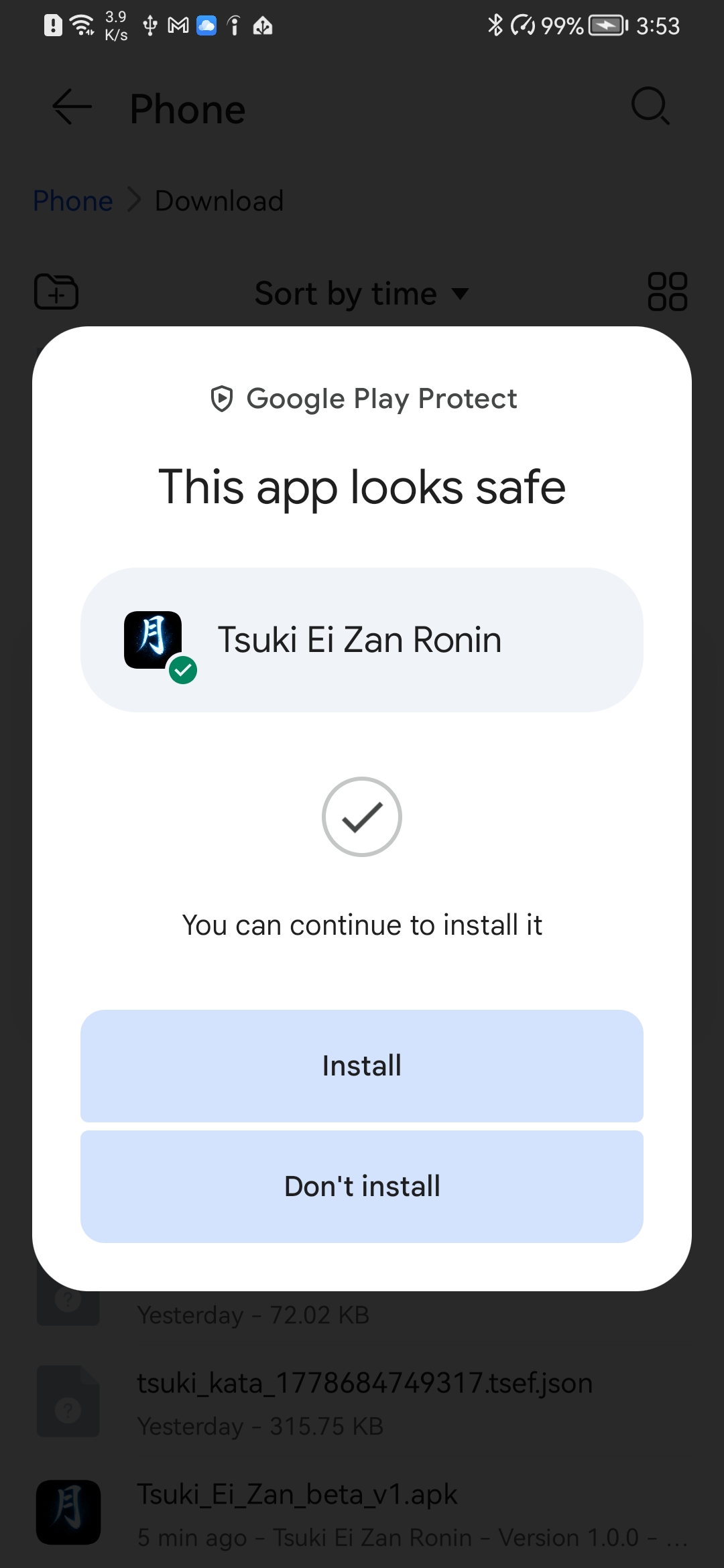 Install RONIN APK